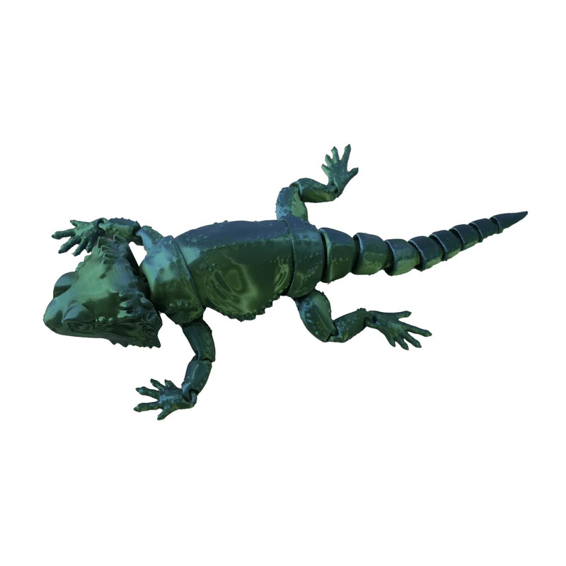 3D Station 3D Printed Lizard - Pearlescent - مجسم ثلاثي الأبعاد